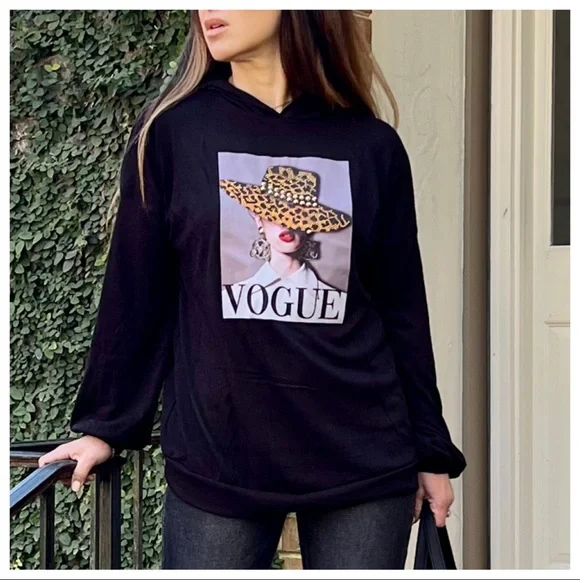 Fabulous Vogue Hoodie Graphic top - Picture 2 of 8